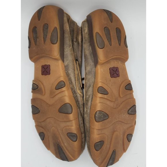 Twisted X Men's 13 Genuine Leather Lace-Up Driving Shoe - Picture 5 of 6